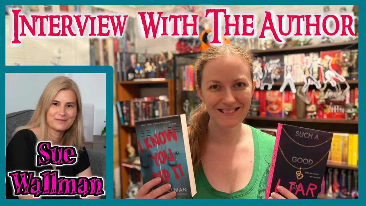 SUE WALLMAN author interview: I Know You Did It & Such A Good Liar ~ publication journey ~ book recs (booktube booktuber #booktube #booktuber)