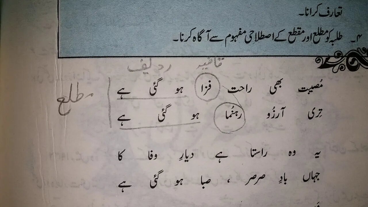 Urdu 10th Lecture 4 Gazal P I