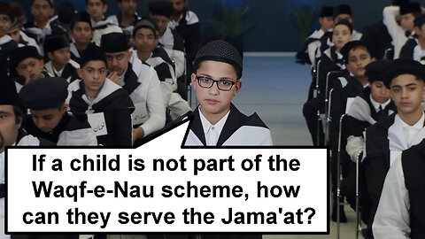 If a child is not part of the Waqf e Nau scheme, how can they serve the Jama'at?