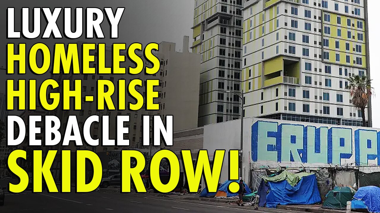 Taxpayer-funded luxury high-rise for homeless in Skid Row features gym, cafe, skyline views & More!