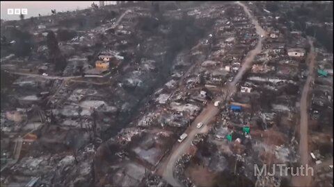 Valparaiso Chile 🇨🇱 has burned and wiped off the map like Maui Hawaii