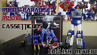 Video Review for Robot Paradise - RP-01B - Cassetticons