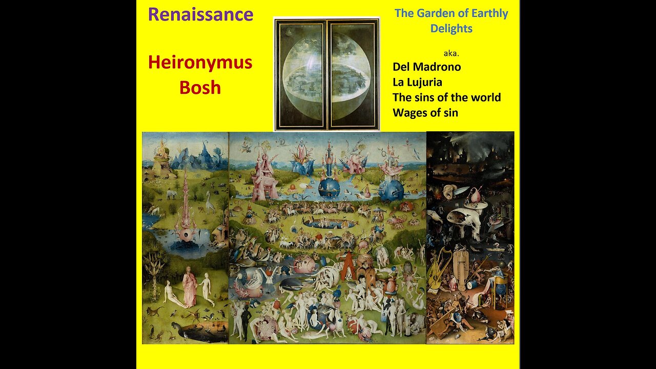 Hieronymus Bosh Garden of earthly delights PANEL 1