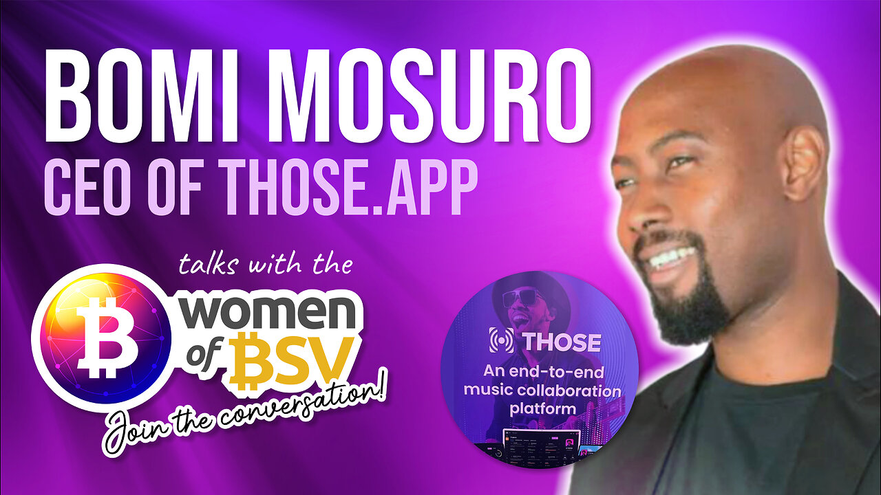 Bomi Musuro - CEO of THOSE - The House of Sounds - conversation #72 with the Women of BSV