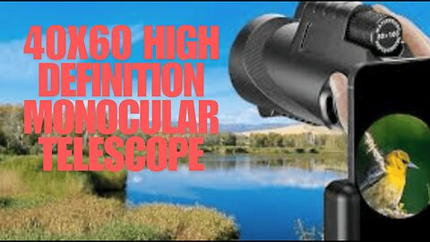 40x60 High Definition Monocular Telescope