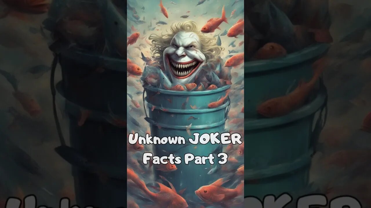 Unveiling Joker: Unknown Facts Part 3! 🤡