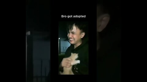 He didn't choose the cat, the cat chose him