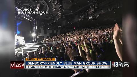 Blue Man Group performs special show for kids with autism