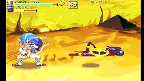 Night Warriors: The Of DarkStalkers Play As felicia On Dreamcast