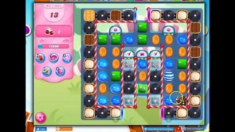 Candy Crush Level 4851 Talkthrough, 18 Moves 0 Boosters