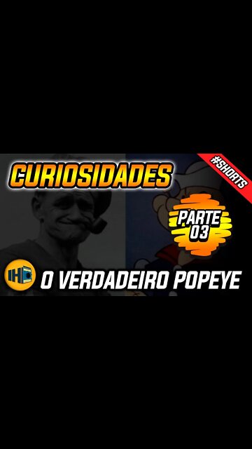 O verdadeiro Popeye #shorts #short #curiosidades #culturapop #desenho #fatoscurioso #veridico