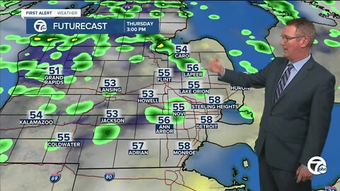 More showers late tonight