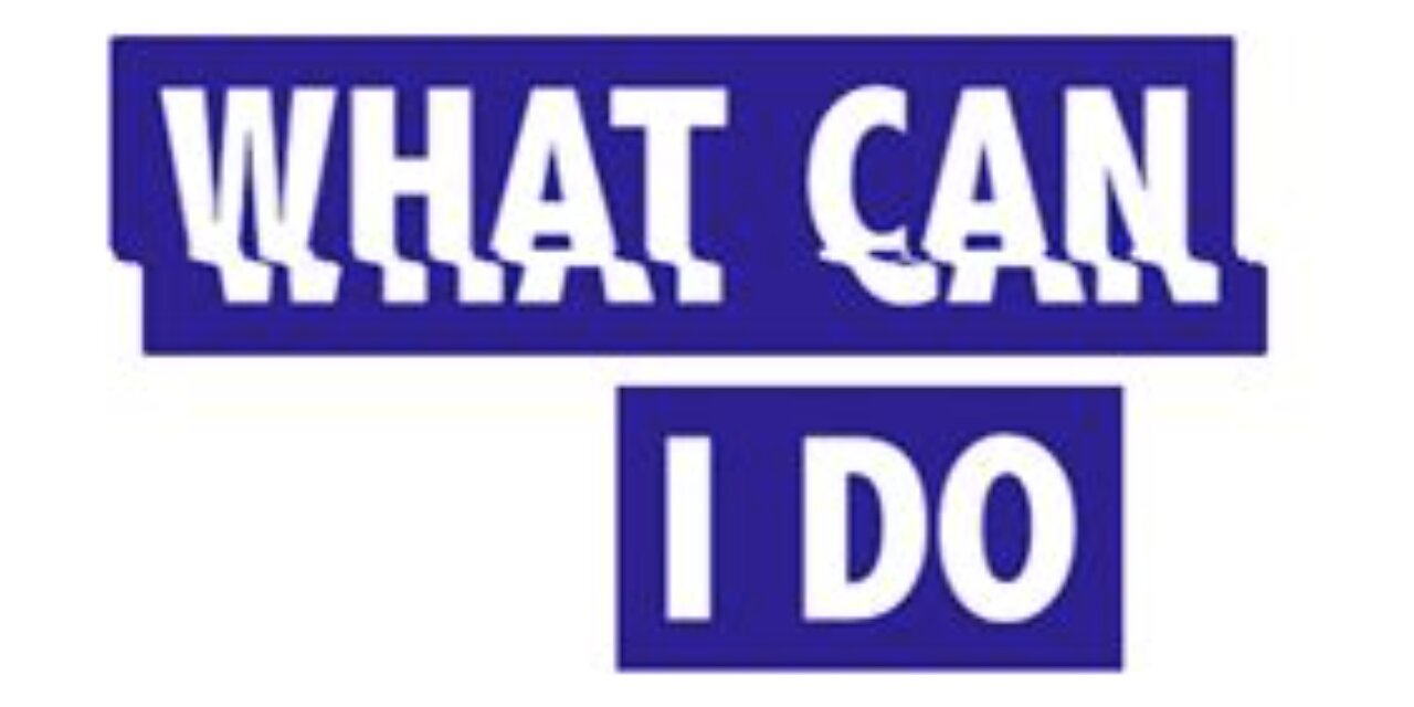 So, What can I do to SAVE Humanity?