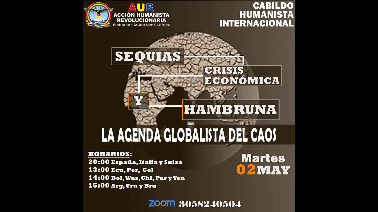 02-05-2023 SEQUÍAS, CRISIS ECONÓMICA Y HAMBRUNA- LA AGENDA GLOBALISTA DEL CAOS