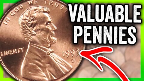 1993 PENNY VALUE - MODERN PENNY COINS WORTH MONEY!!