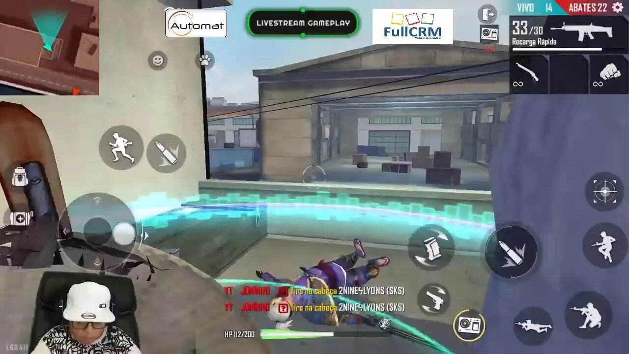 Live de Free Fire Com meu Pai Ensinando ele !! #eoroper #pai_oroper