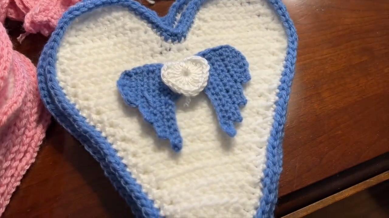 Harford Co. woman crochets hearts for families who lost children to gun violence