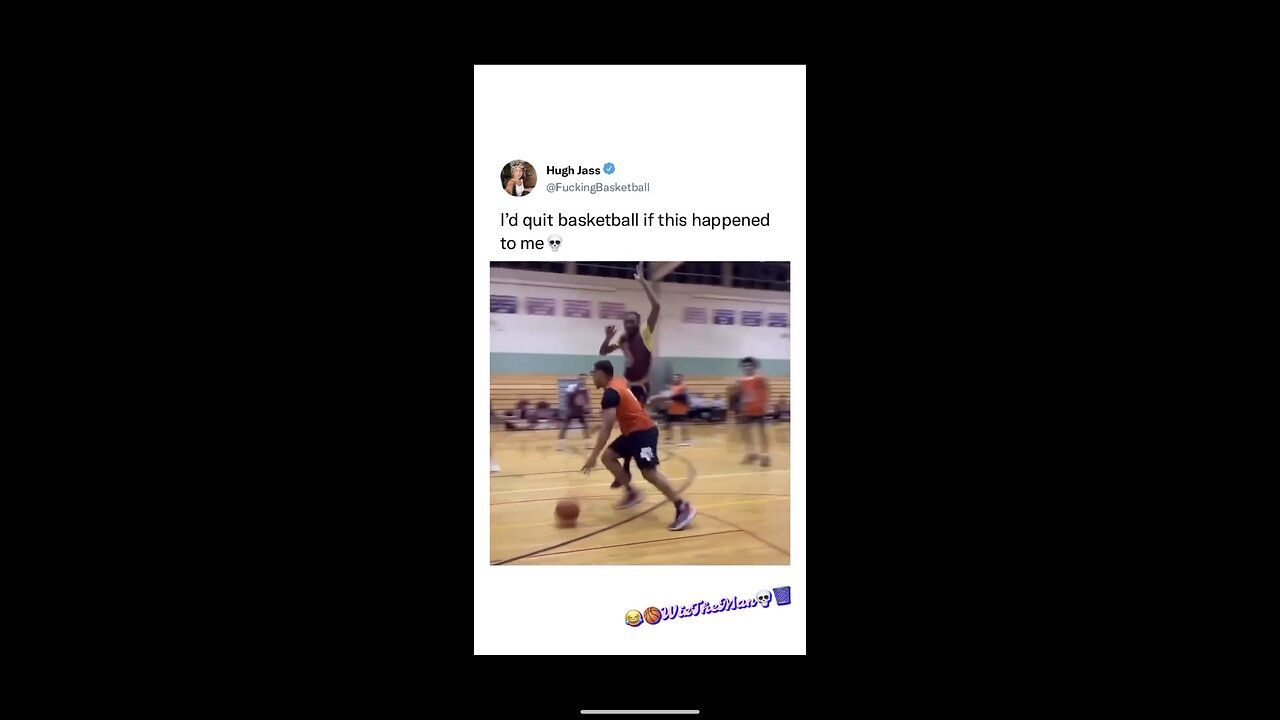 #😂 #lmao #🤣 #dead #💀 #basketball #🏀 #court #🏟️ #gym #💪 #practice #👟 #crossover #🗑️ #nba