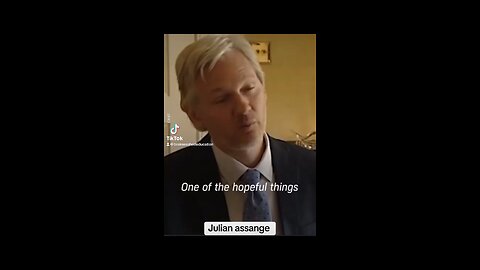 Julian asssange tells how it is