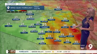 Breezy and warm through Thursday