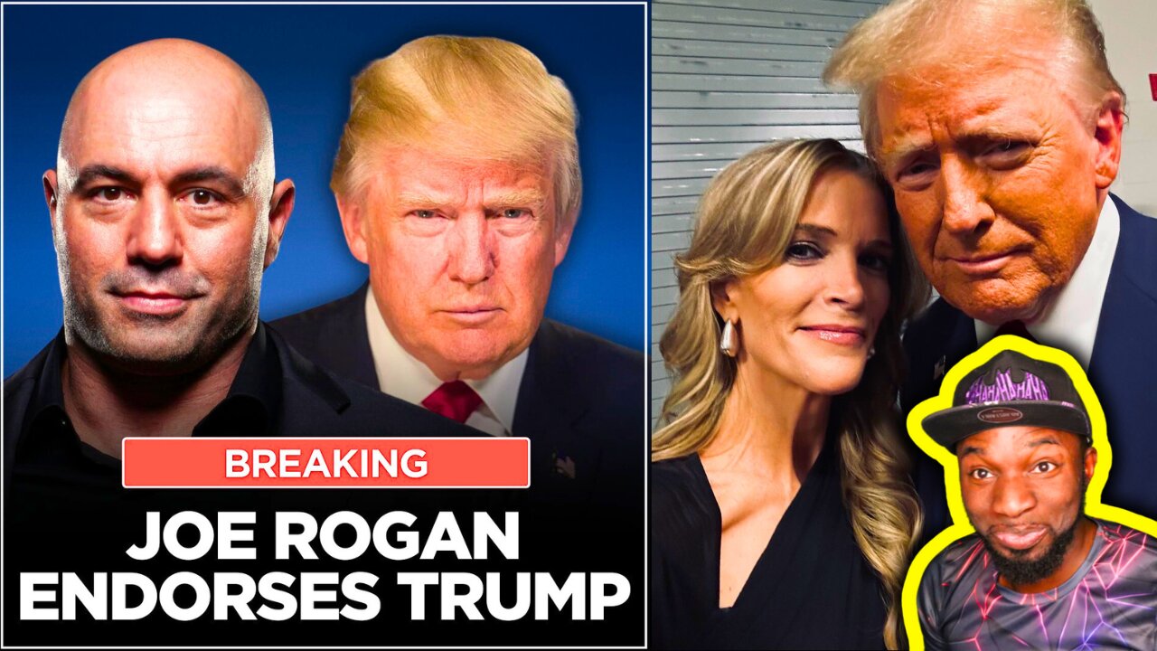 🚨Trump REACTS To Joe Rogan ENDORSEMENT As BASED Megyn Kelly DESTROYS Kamala LIVE On Stage!