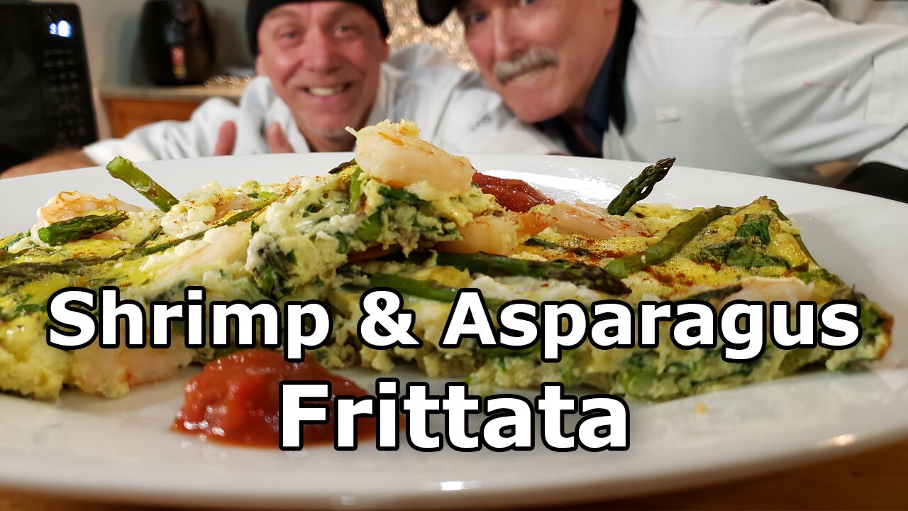 Shrimp and Asparagus Frittatas