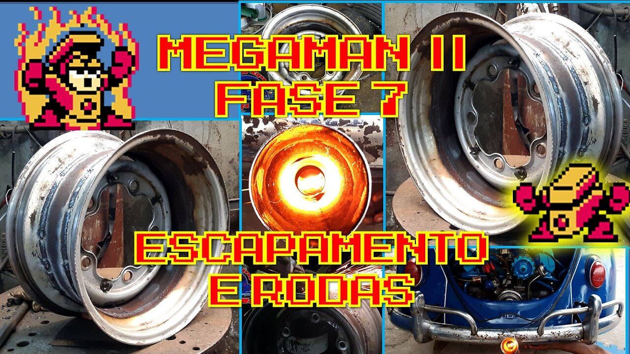 FUSCA MEGA MAN - WOODMAN FASE 8 - INTERIOR & RODAS TALUDAS PINTADAS