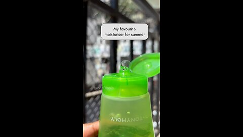 My favourite moisturiser for summer #tonymoly #aloevera #aloeveragel #moisturizer #summer