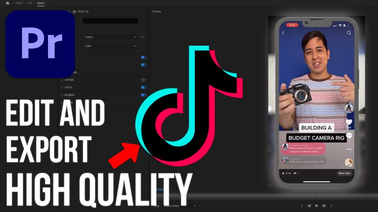 How to Edit and Export High Quality TikTok Videos Using Premiere Pro | Step by Step Tutorial