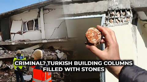 Criminal? Turkish Building Columns Filled With Stones