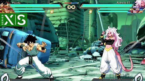 DBFZ Yamcha God of Fans vs Android 21 Stronger Android (Hardest AI) Dragon Ball FighterZ