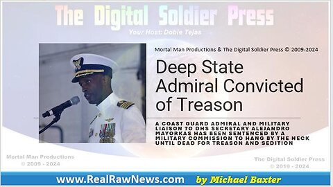 Deep State Rear Admiral Gets Convicted of Treason at GITMO