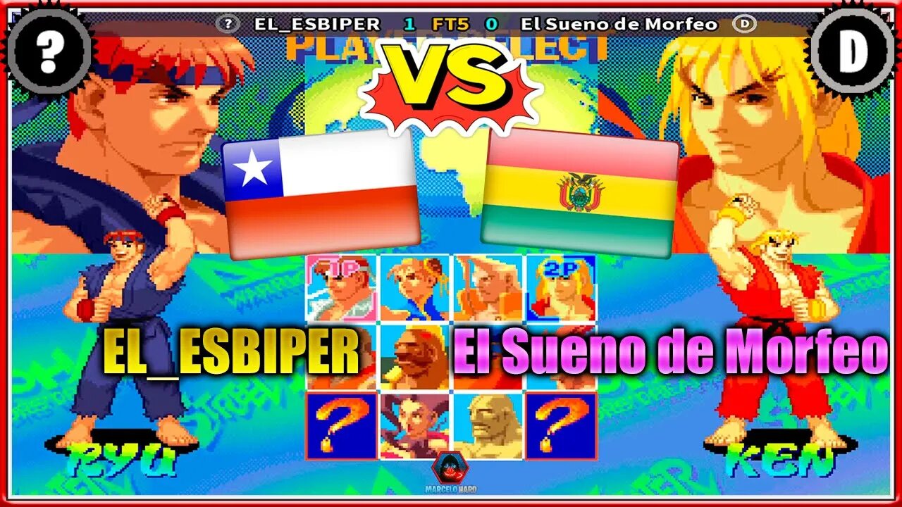 Street Fighter Alpha: Warriors' Dreams (EL_ESBIPER Vs. El Sueno de Morfeo) [Chile Vs. Bolivia]