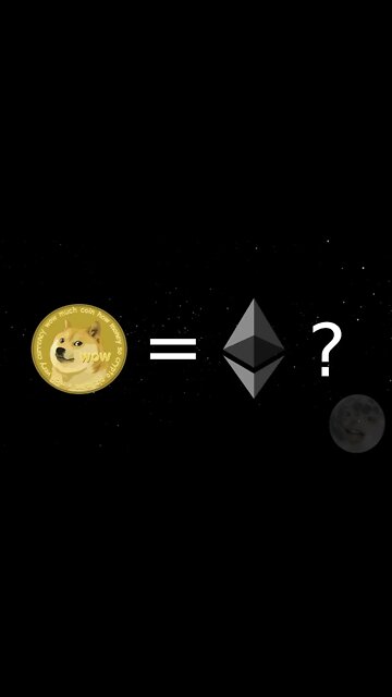 Why it is Unlikely Dogecoin will hit Ethereum Prices | Dogecoin Predictions #shorts