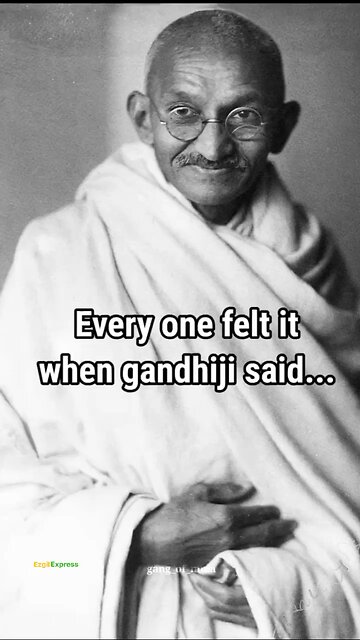 Wise words from ghandi‼️