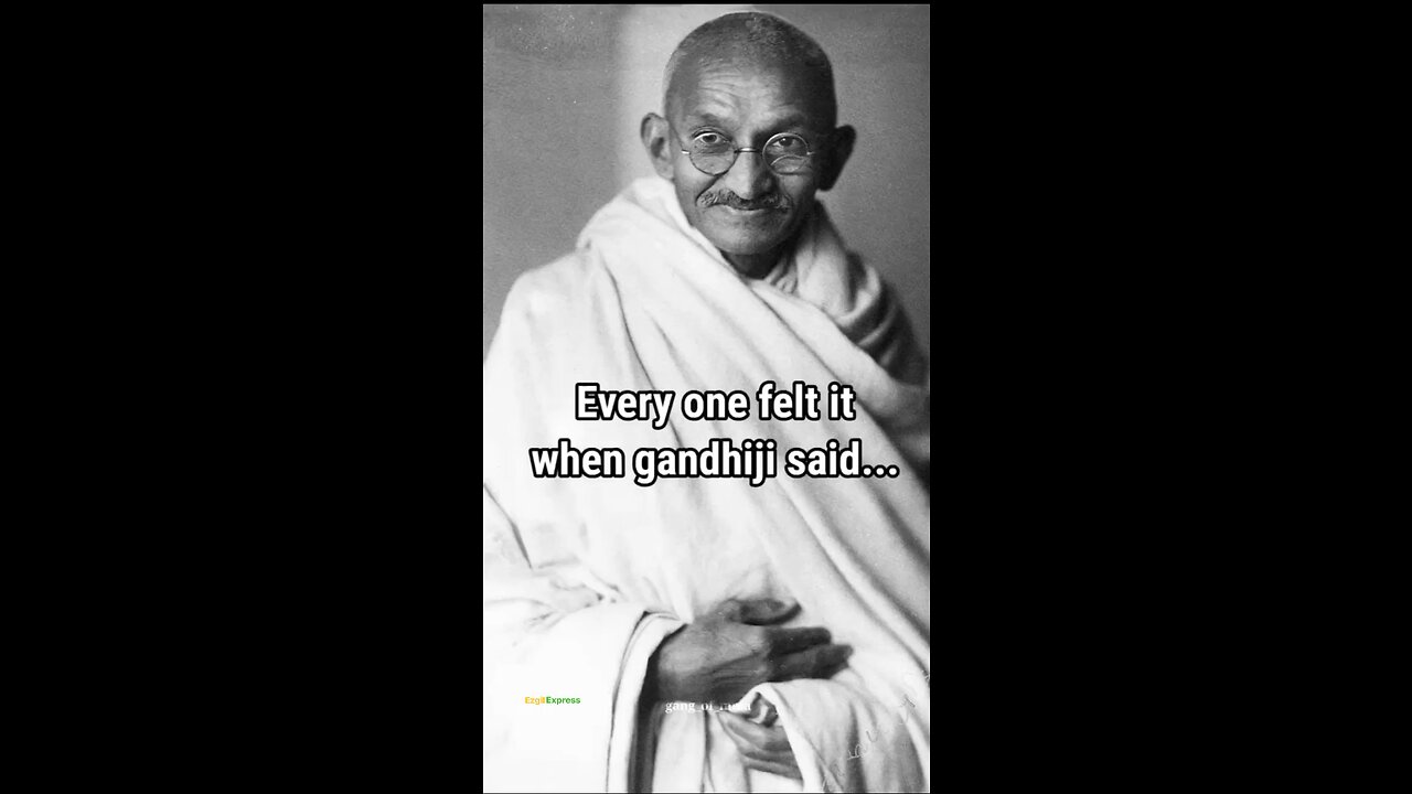 Wise words from ghandi‼️