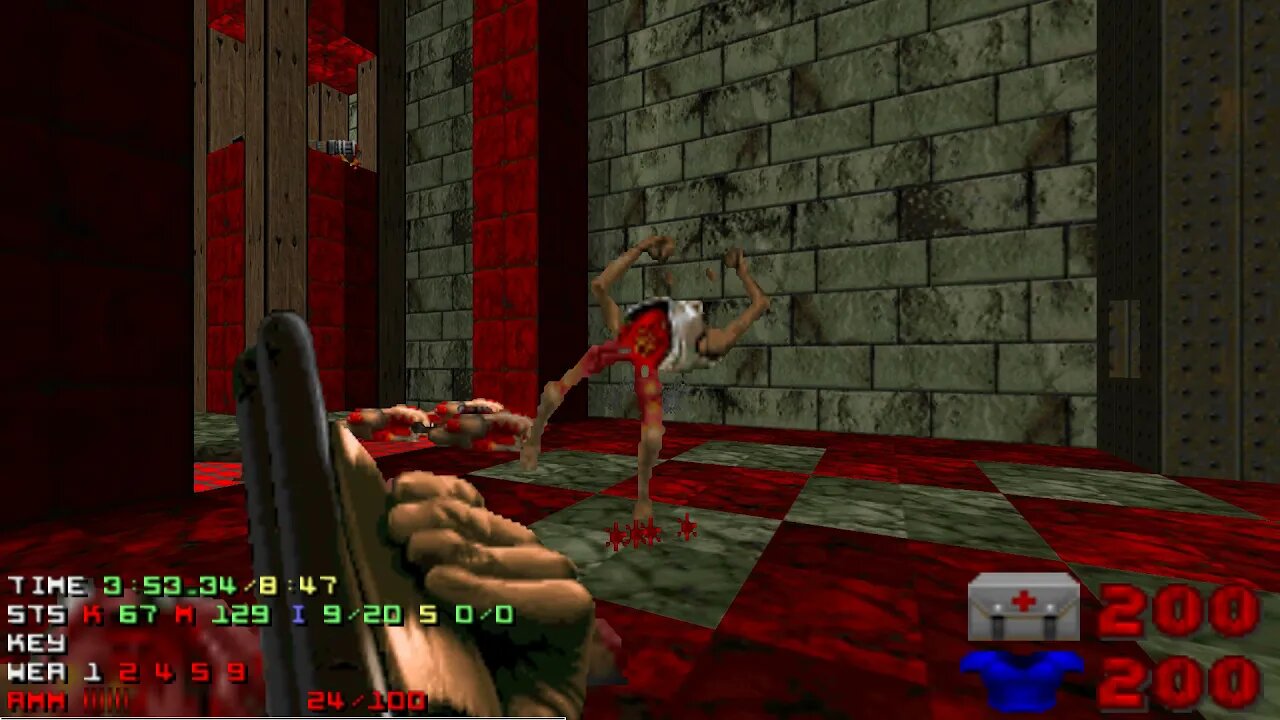 Doom 2 Italo Doom Level 19 IV Max in 8:39