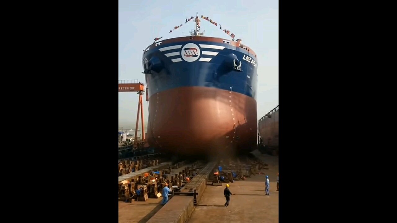 Iconic Giant Ship Launch