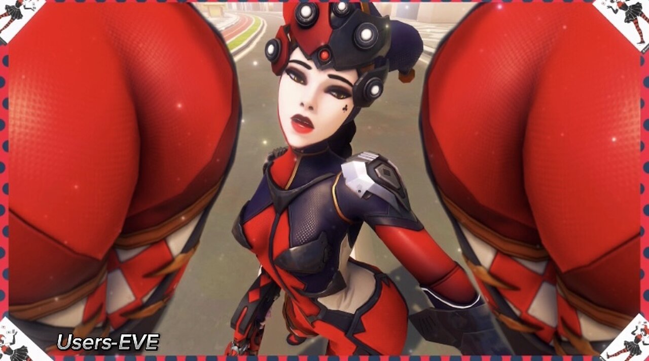 Viewing Thick HarleQuin Widowmaker Big Ass Booty in Game - Overwatch 2 (18+)