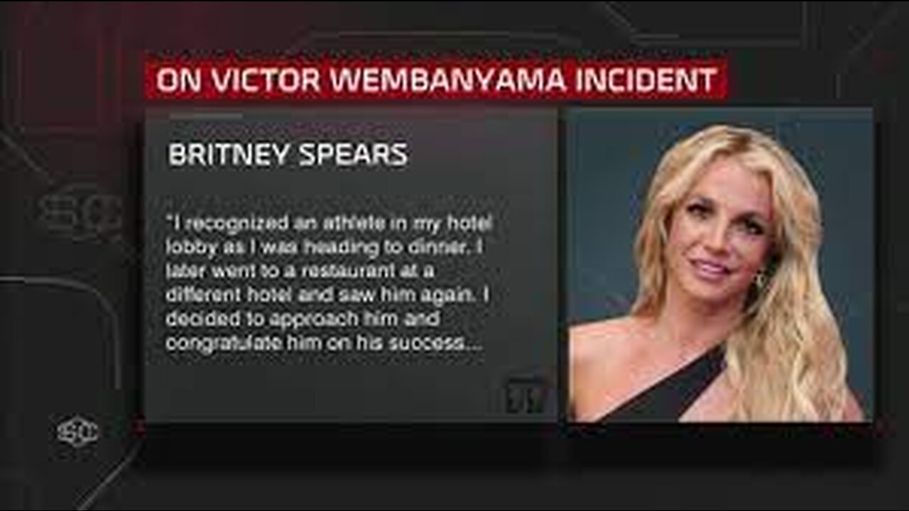 Britney Spears slapped in face by NBA star Victor Wembanyama’s security, files police report