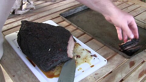 Texas Brisket on WSM(3/3)