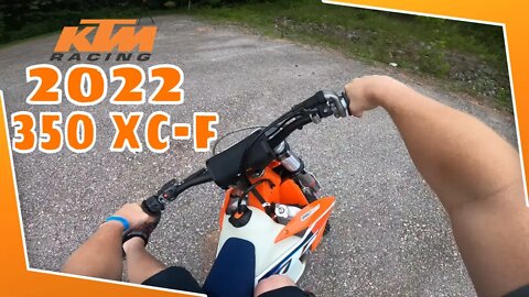2022 KTM 350 XCF Break In Ride
