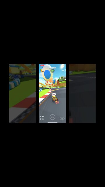 Mario Kart Tour - Yellow Turbo Birdo Kart Gameplay (Los Angeles Tour Premium Challenge Reward)