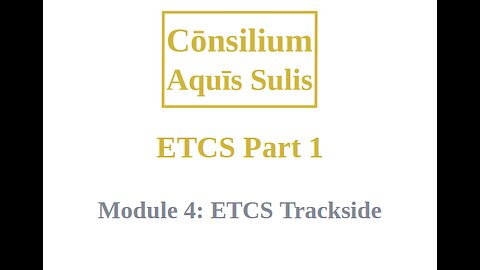 ETCS Part 1 Module 4 (English)