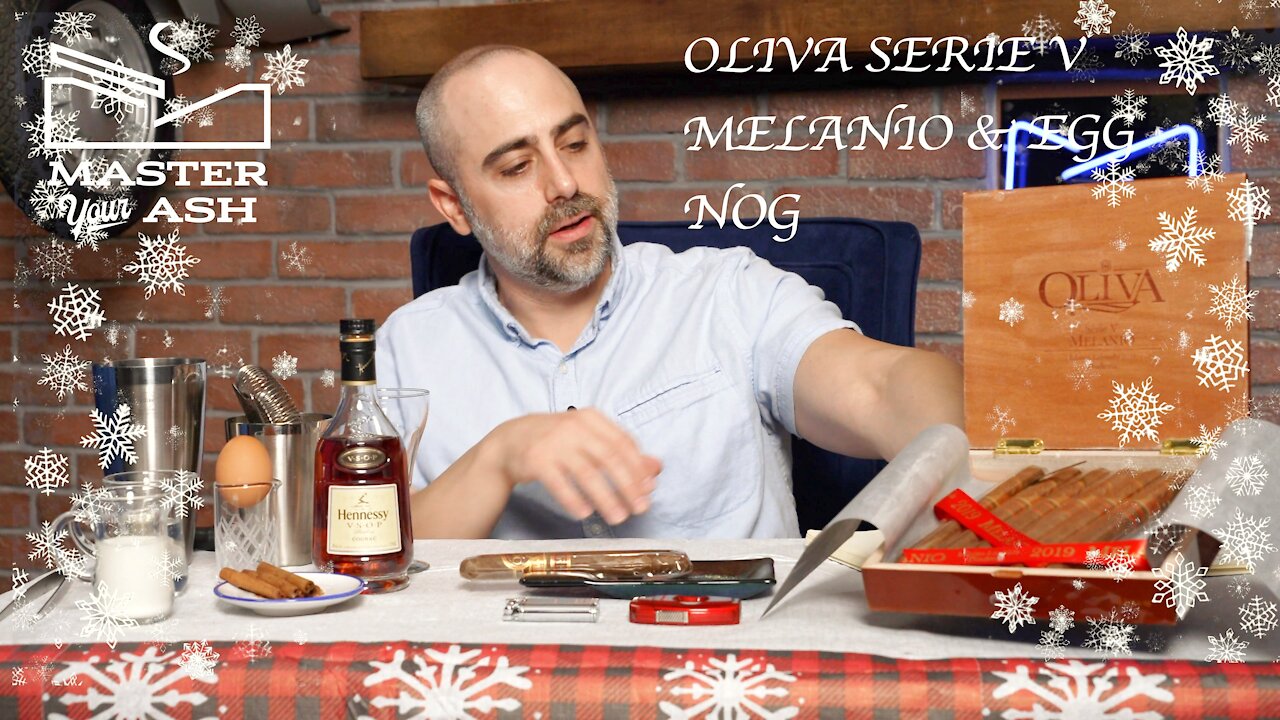 Holiday Special: Oliva V Melanio Diadema Cigar & Hennessy Egg Nog