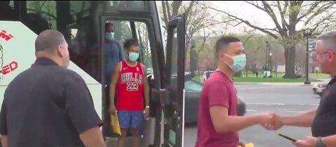 NEW VIDEO: Texas governor buses undocumented immigrants to DC over Biden policies