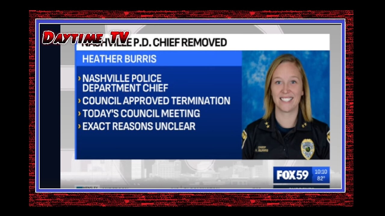 Nashville Police Chief Fired After Failing To Stop White Power - 8/27/2024 - DayTime TV