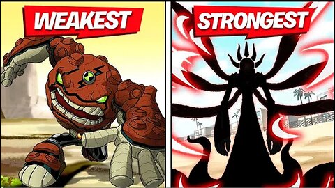 Ranking The Strongest Ben 10 Aliens!