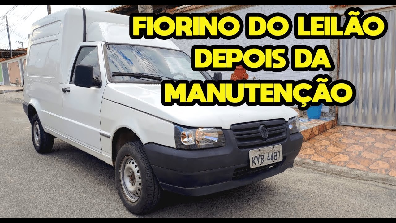 OLHA COMO A FIORINO COMPRADA NO LEILÃO ESTÁ FICANDO, UPGRADES E MANUTENÇÃO PREVENTIVA *ficando top*