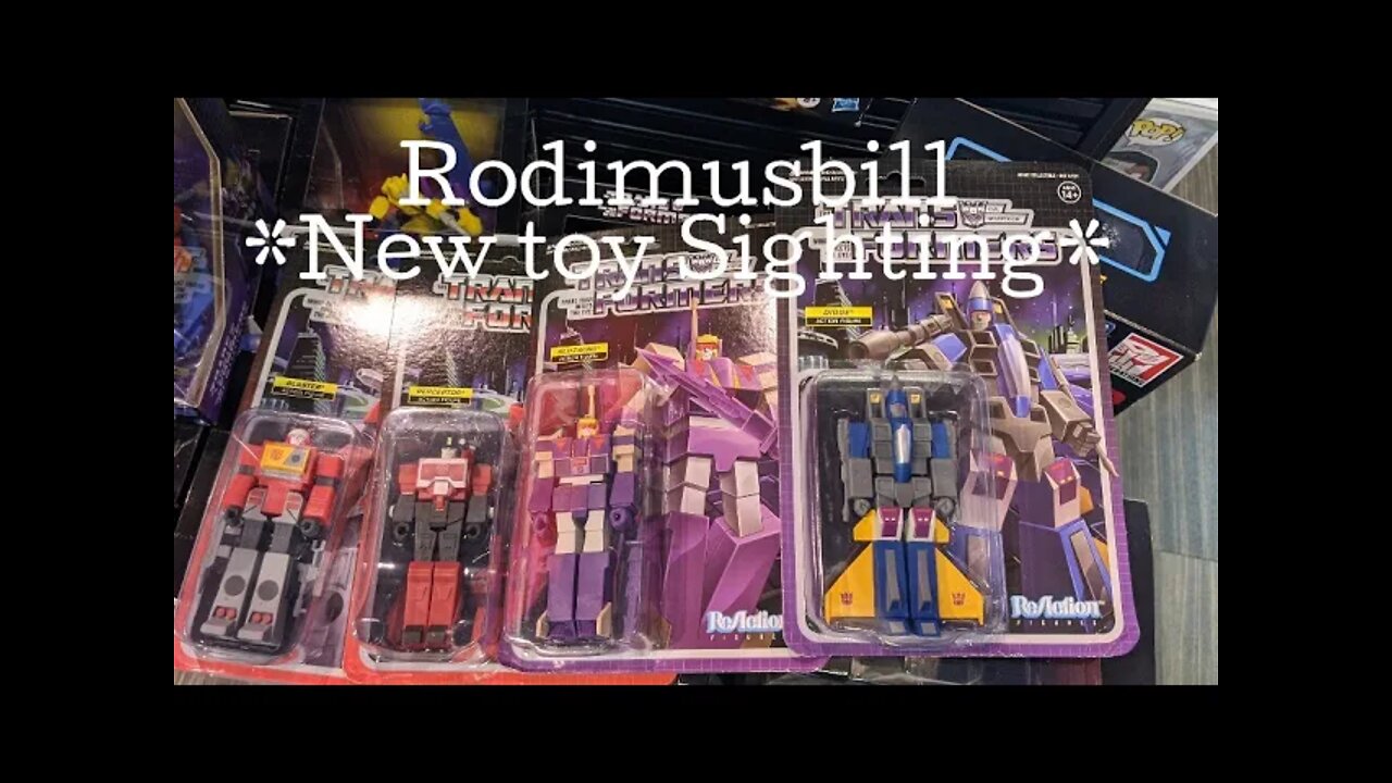 ReAction BLASTER, PERCEPTOR, BLITZWING, DIRGE & Statues GRIMLOCK, BUMBLEBEE, STARSCREAM- Rodimusbill